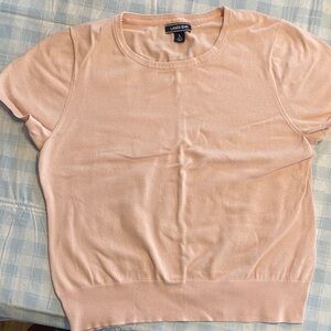 Lands' End Women's Soft Pink Short Sleeve Tee